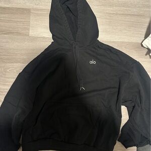 black alo accolade hoodie- size XL